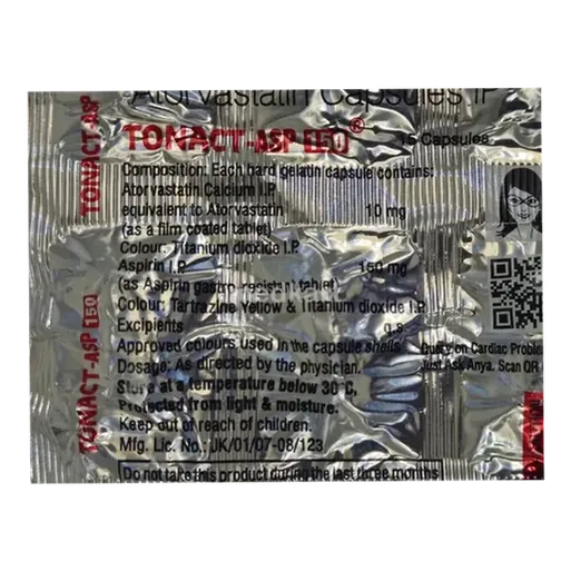 tonact asp 150mg capsule 15's